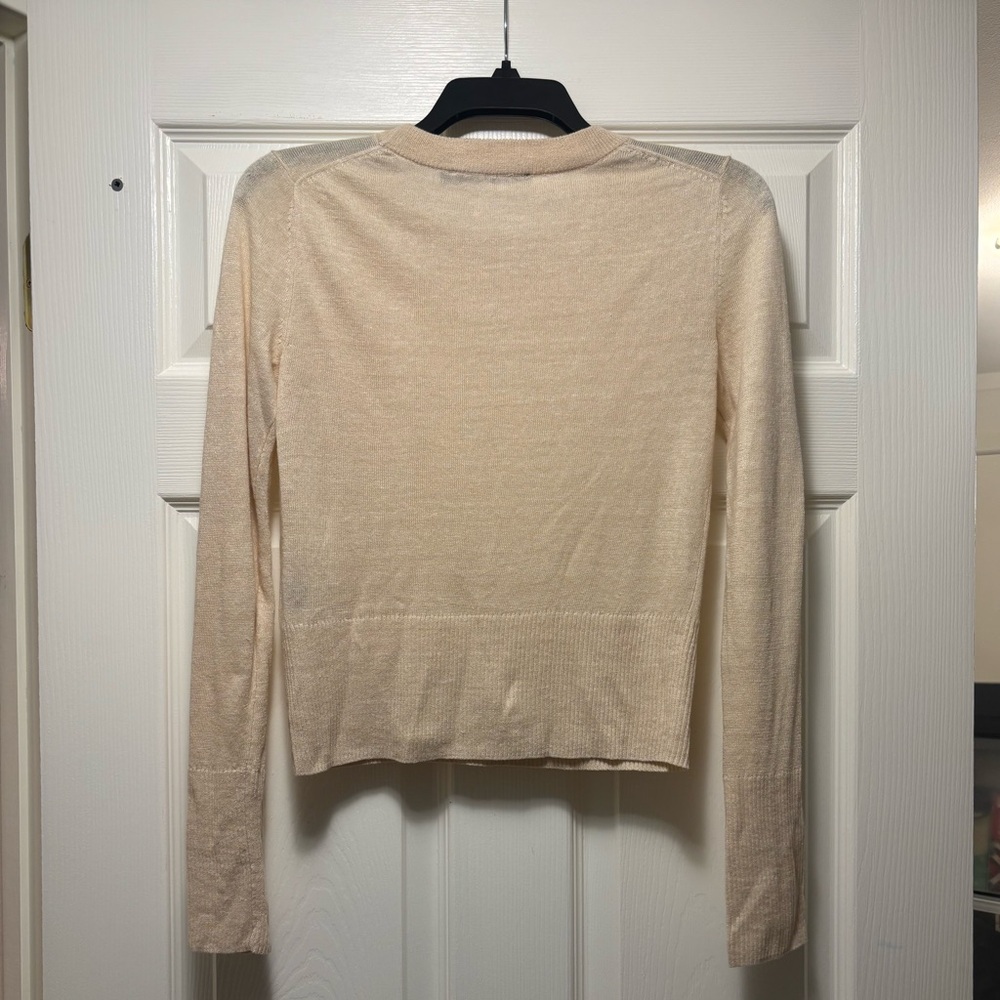 JENNI KAYNE Finley Crewneck Sweater in Cream - Picture 7 of 10